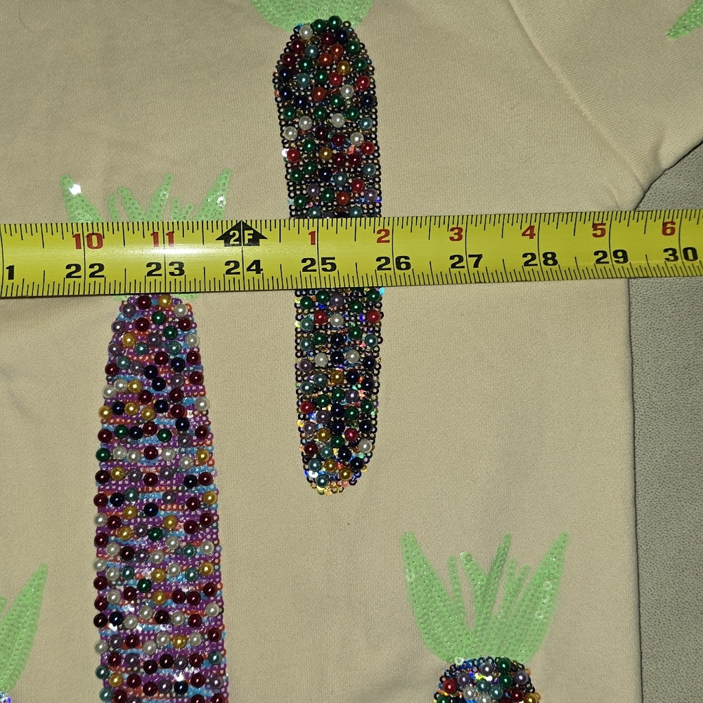 Queen of Sparkles Maize Corn Sweatshirt - Picture 3 of 7